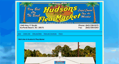 Desktop Screenshot of hudsonssurfsidefleamarket.com